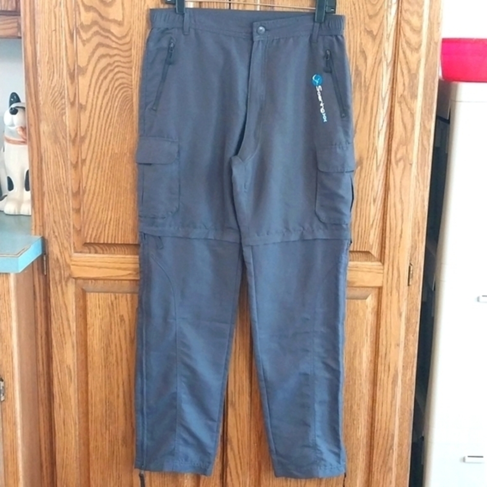 Soaring NWOT Men's Size Medium Zip Off Trousers Carbon Grey Gliding Hiking Sport